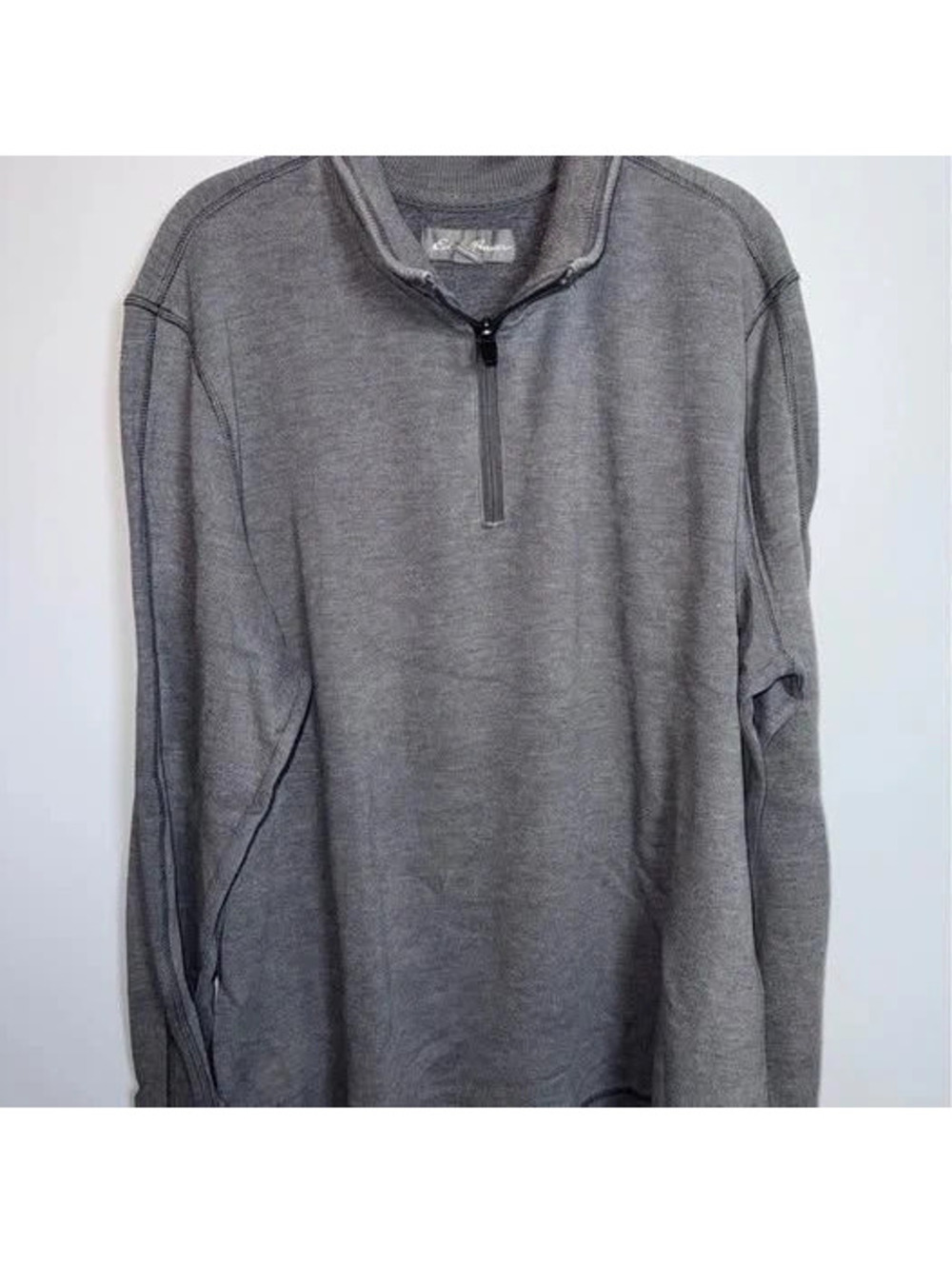 Men’s Eddie Bauer Gray 1/4 Zip Pullover - SZ 2XL